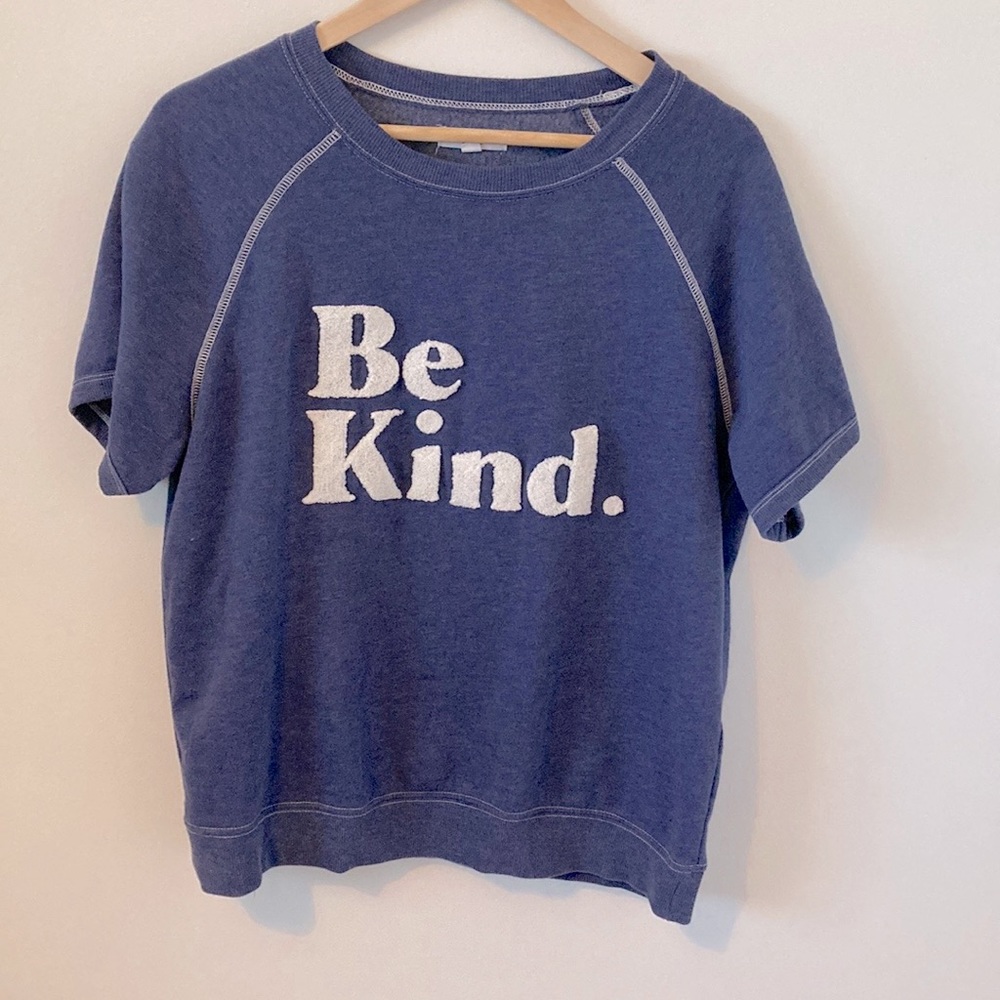 Grayson/Thread blue short sleeve sweatshirt Large